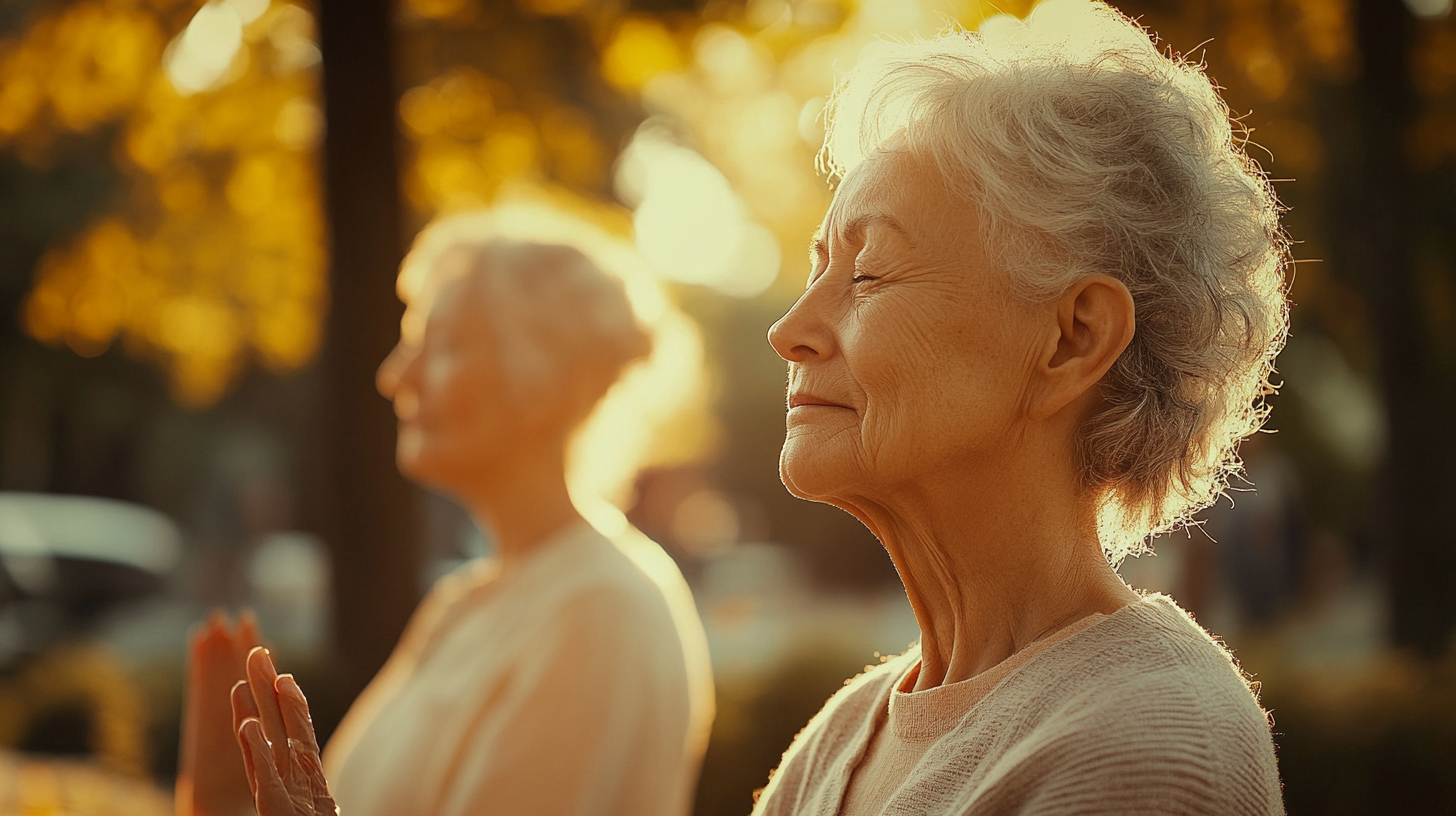 Класичні пози йоги для людей старшого віку